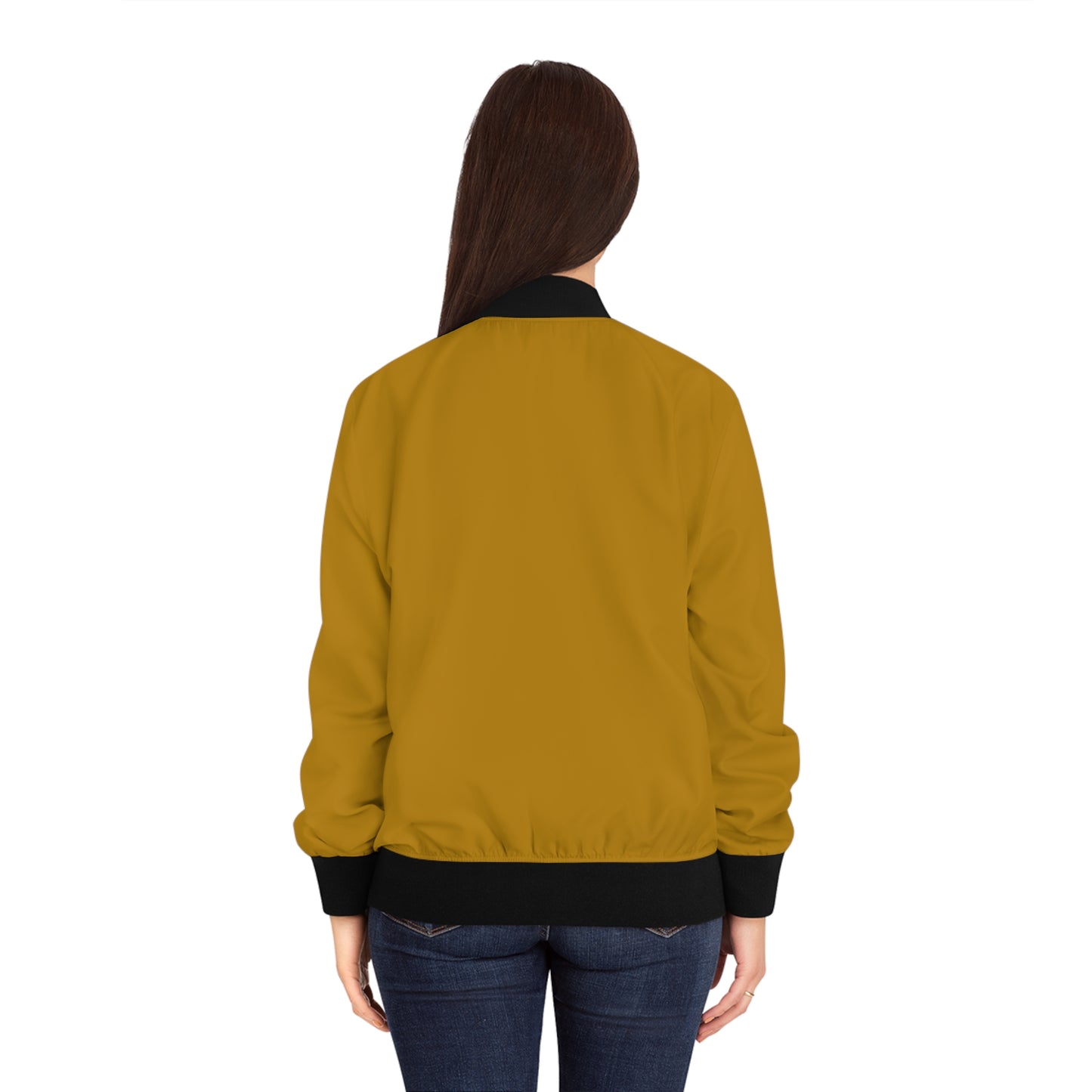 Mustard Yellow Bomber Jacket