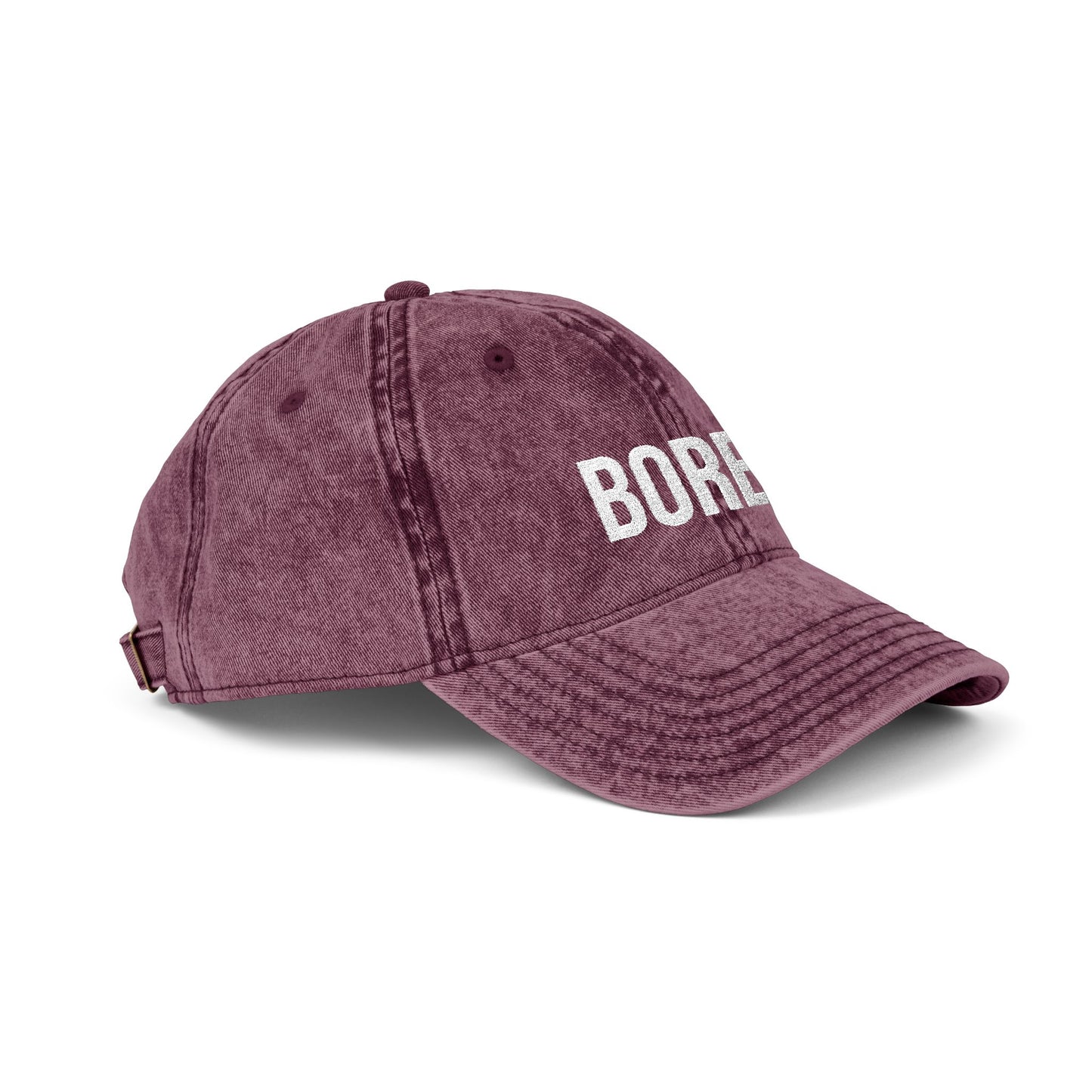 'BORED' Embroidered Dad Cap