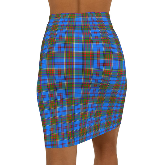 Tartan Print Pencil Skirt