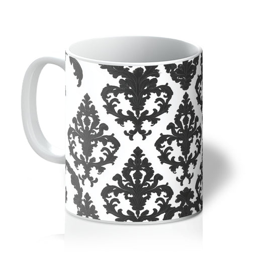Damask Print Mug