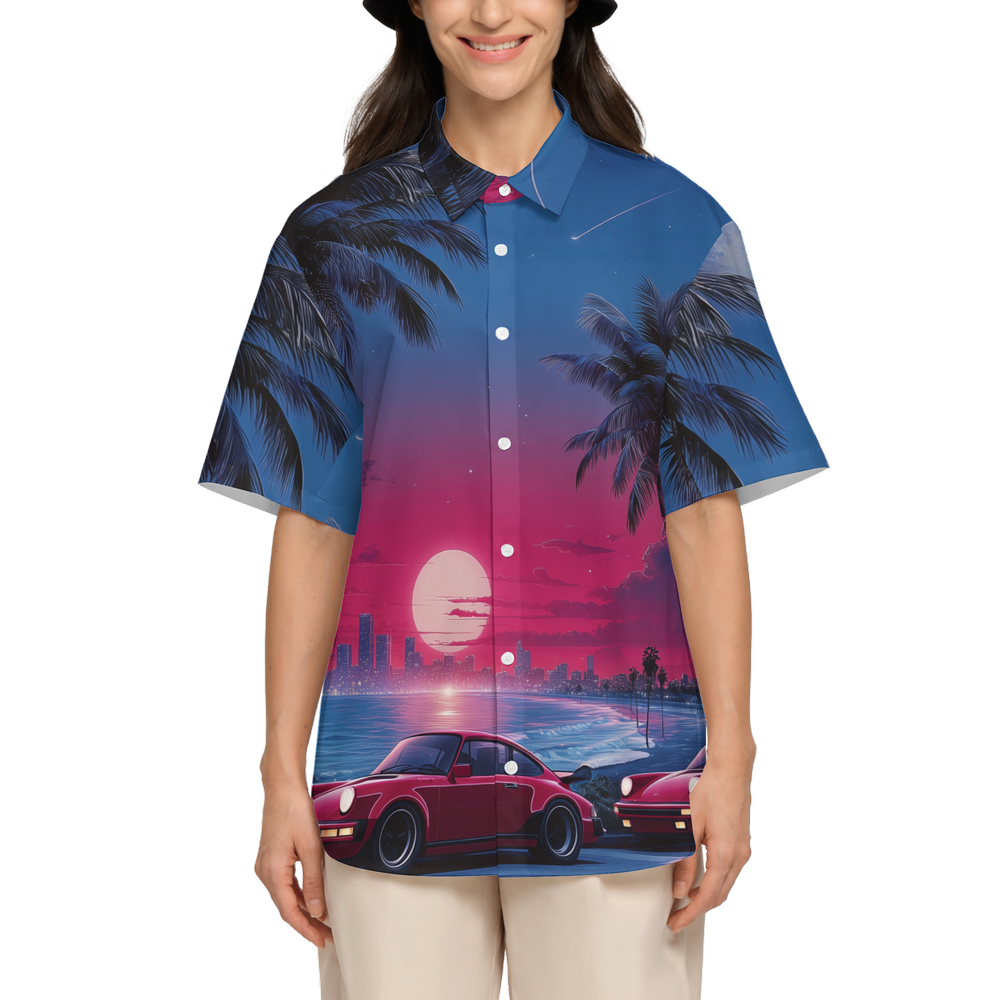 Retrowave Print Shirt (Feminine Fit - Apparently...)