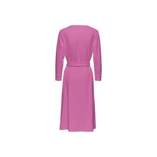 Strawberry Lollipop Pink Wrap Dress