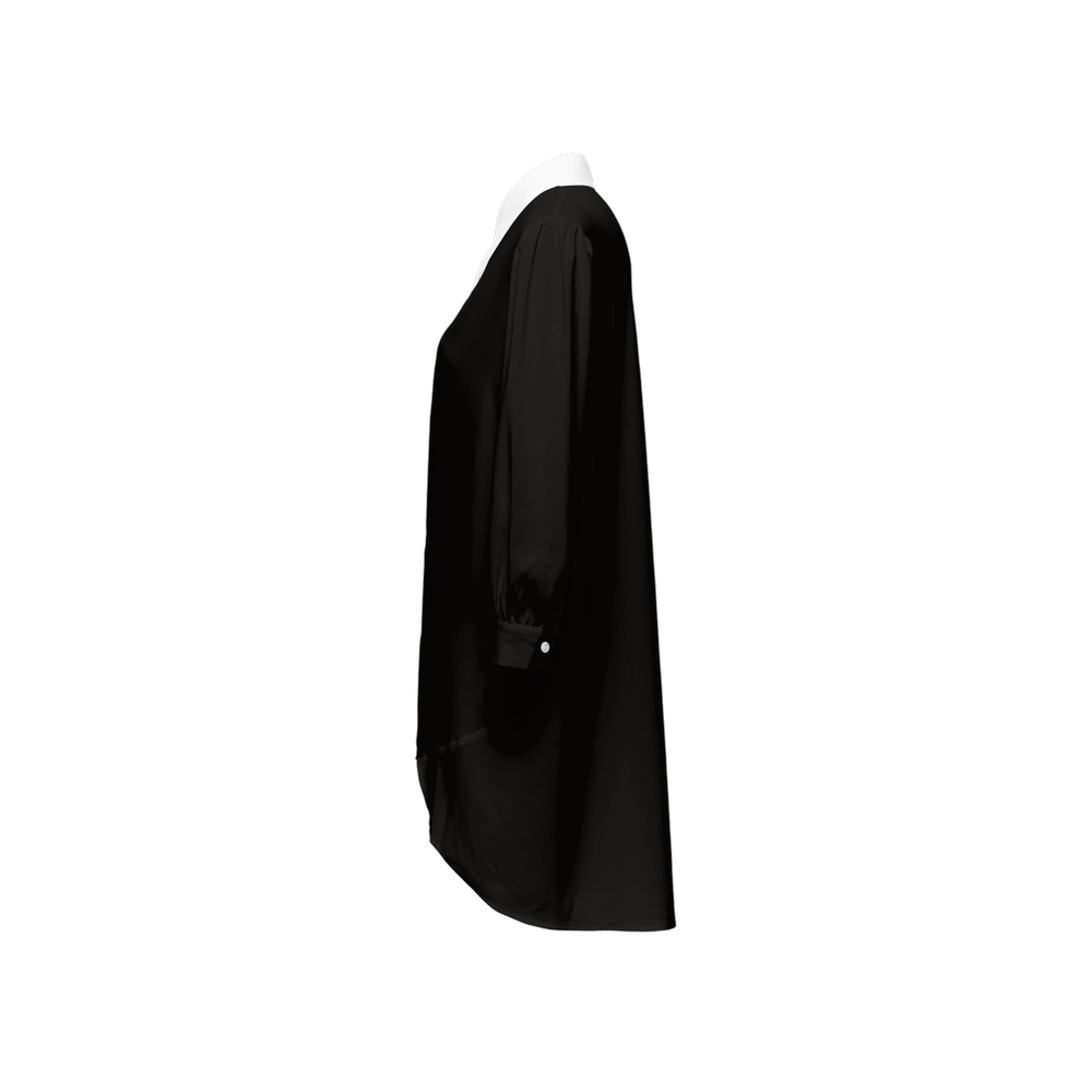 High-Low Long-Sleeve Hem Shirt