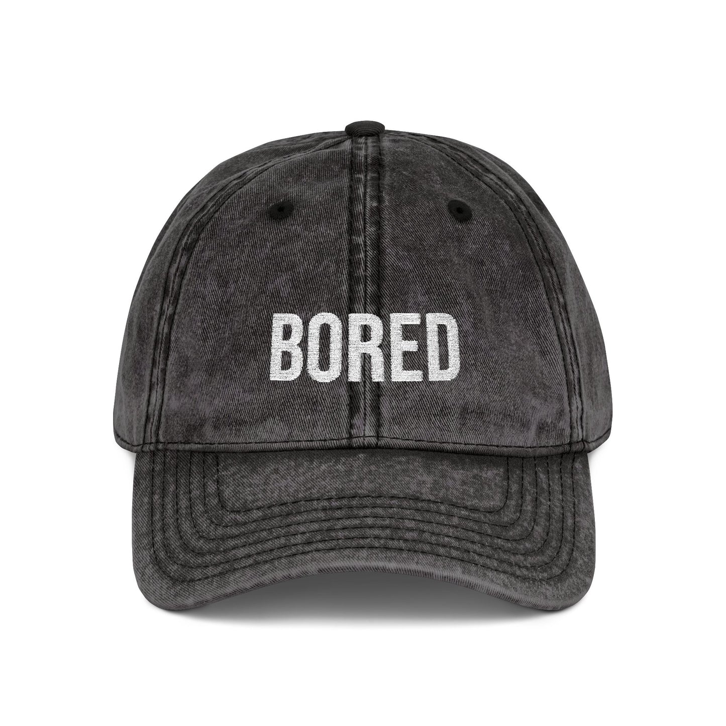 'BORED' Embroidered Dad Cap