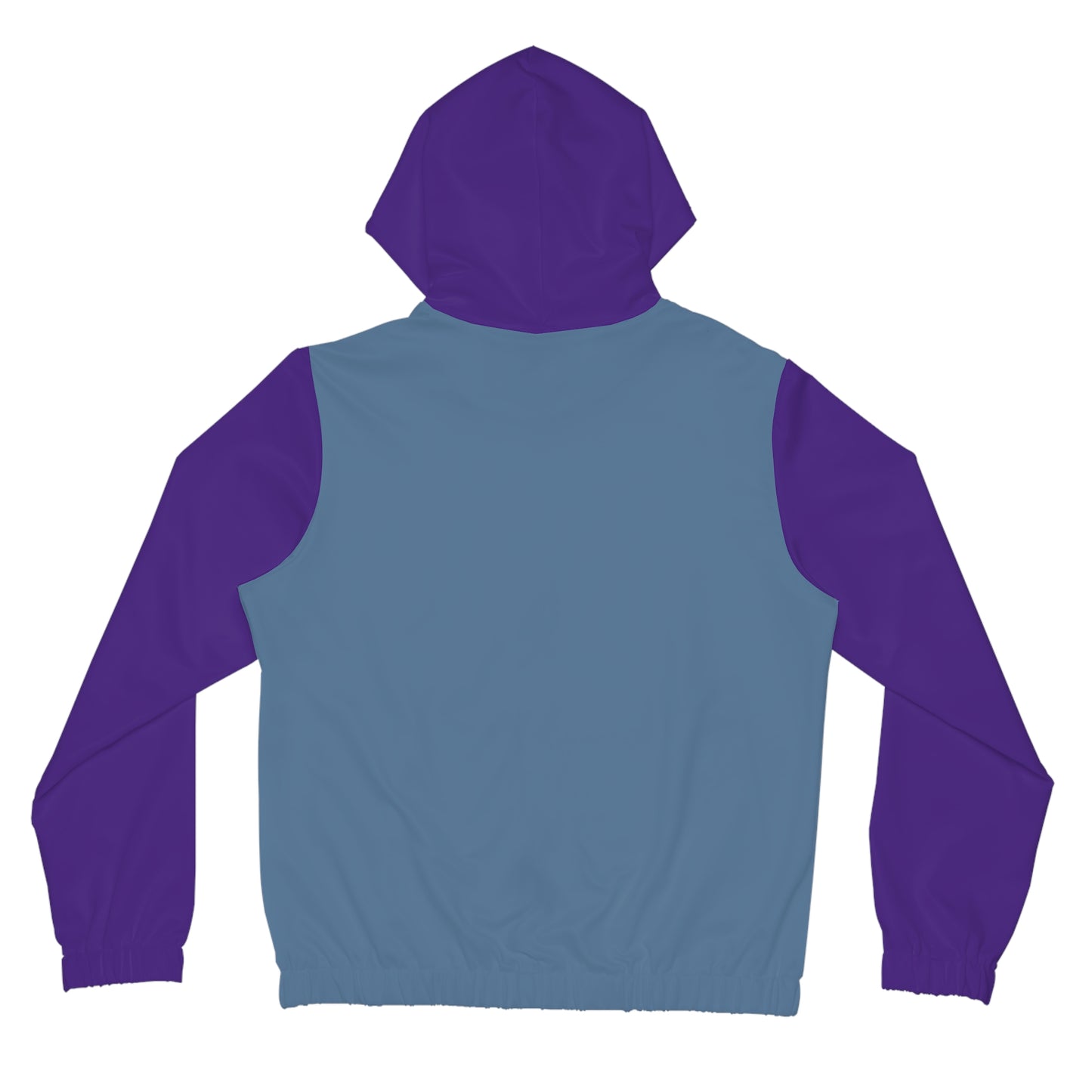 Mustard Yellow, Dusty Pastel Blue & Purple Zip Hoodie