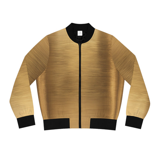 Gold Bomber Jacket