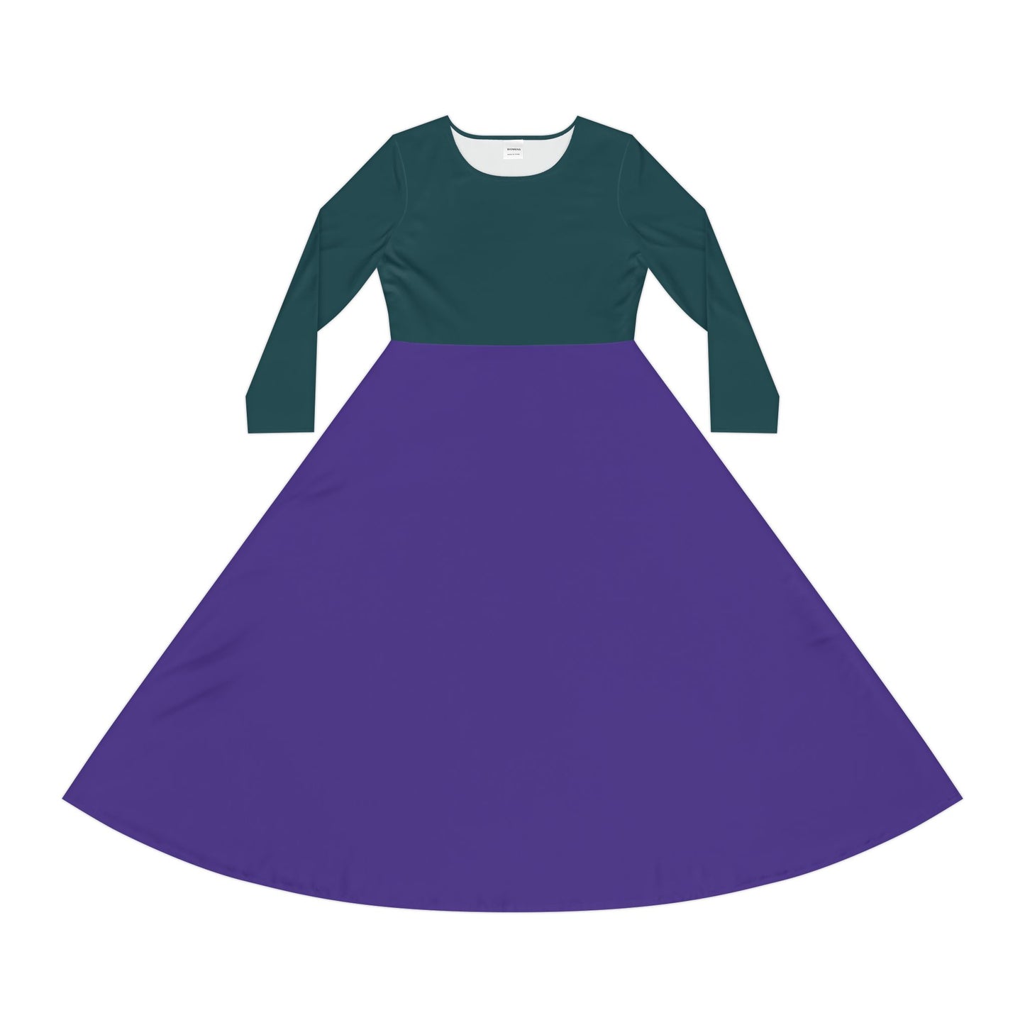 Turquoise & Purple Dress