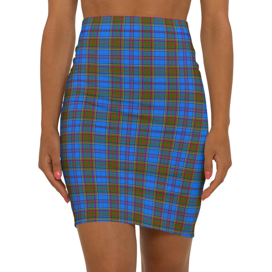 Tartan Print Pencil Skirt