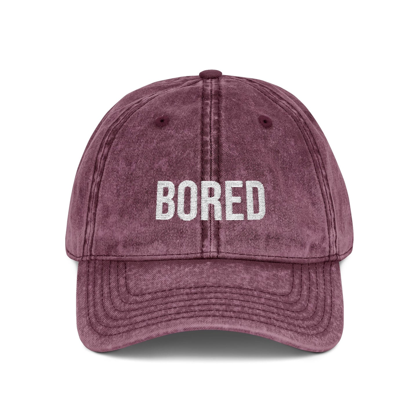 'BORED' Embroidered Dad Cap