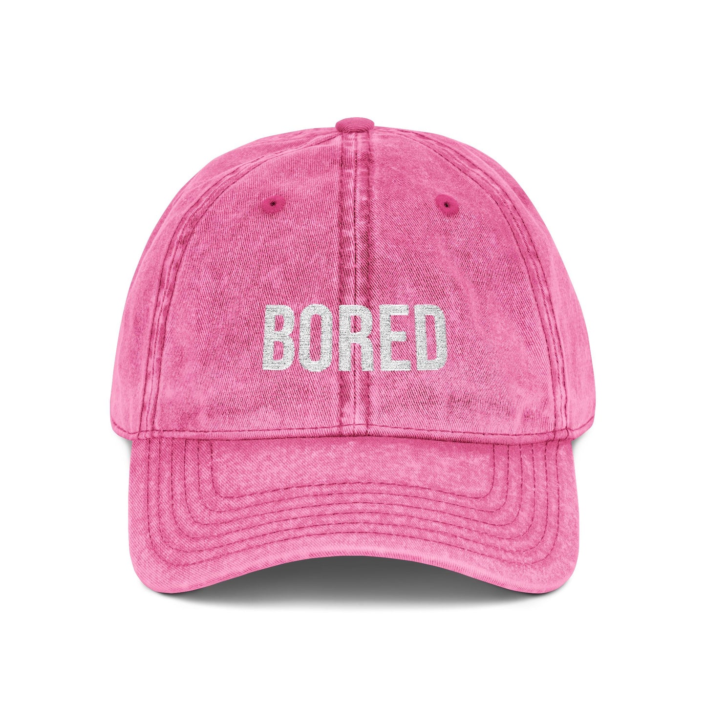 'BORED' Embroidered Dad Cap
