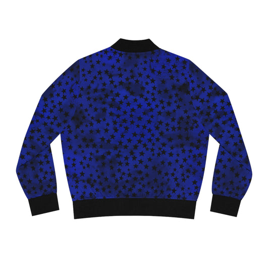 Stars Print Bomber Jacket