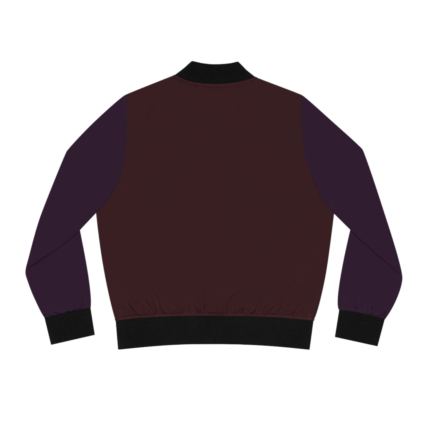 Dark Maroon & Dark Plum Bomber Jacket