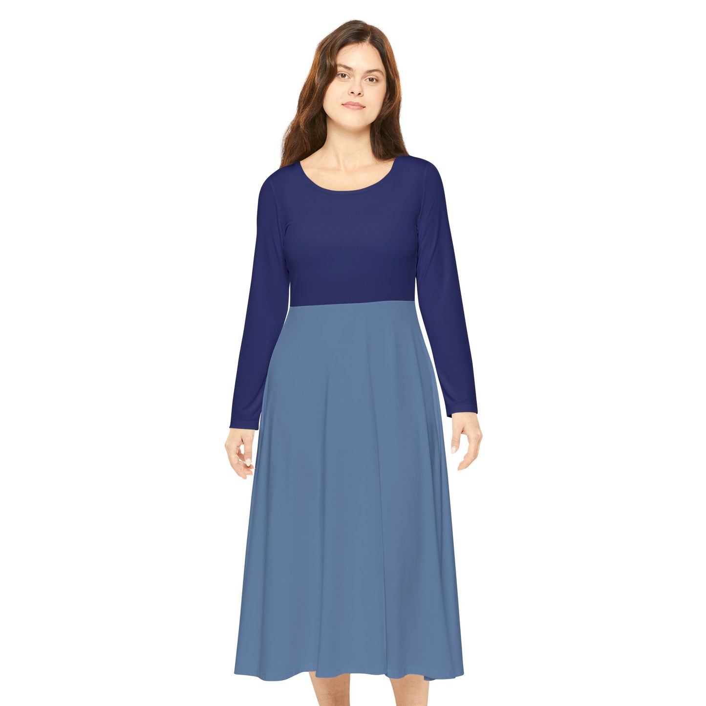 Monochrome Blue Dress