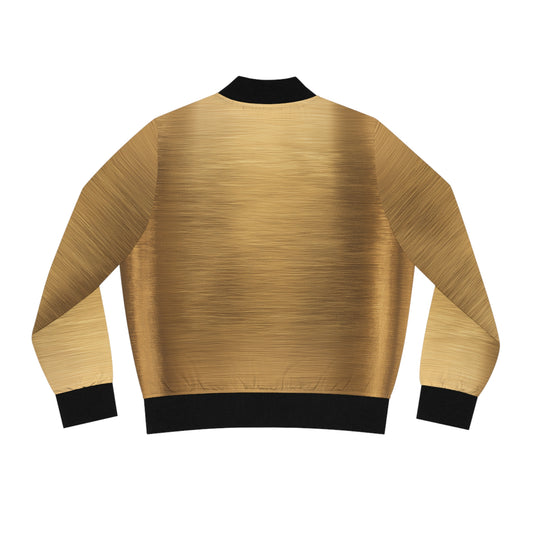 Gold Bomber Jacket
