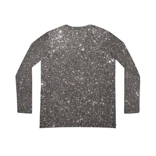 Shiny Long Sleeve V-neck Shirt