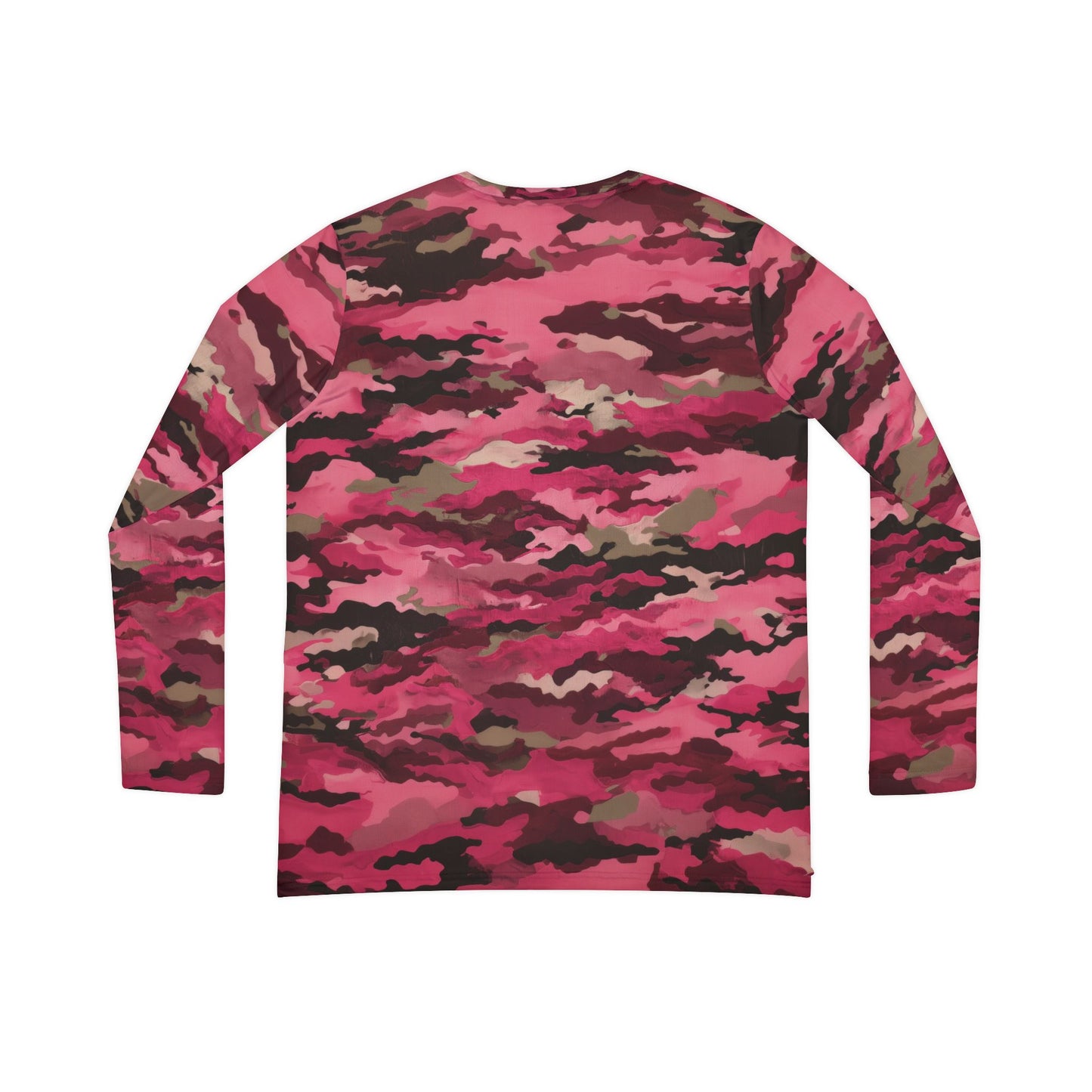 Pink Camouflage Print V-Neck Top