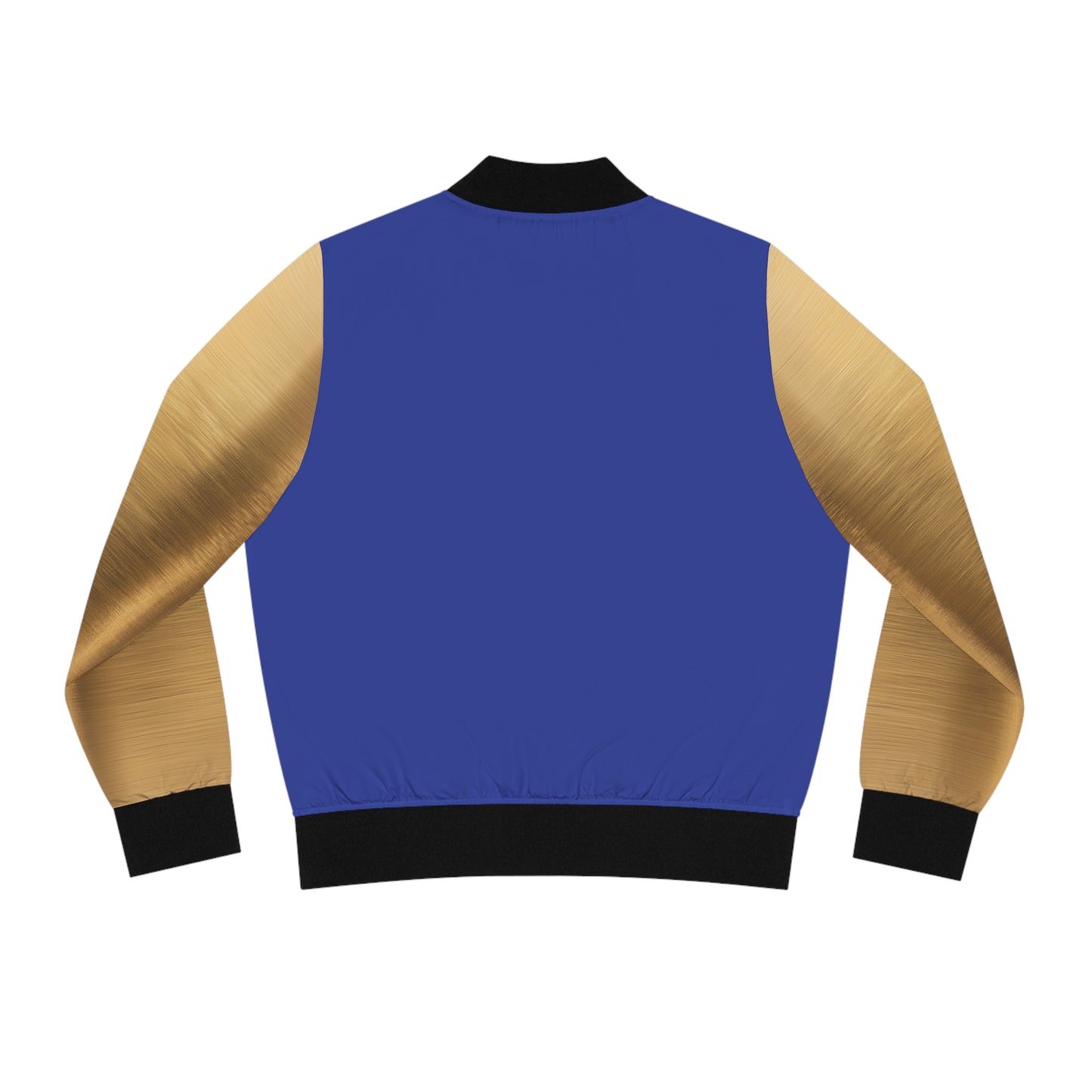 Blue & Gold Bomber Jacket