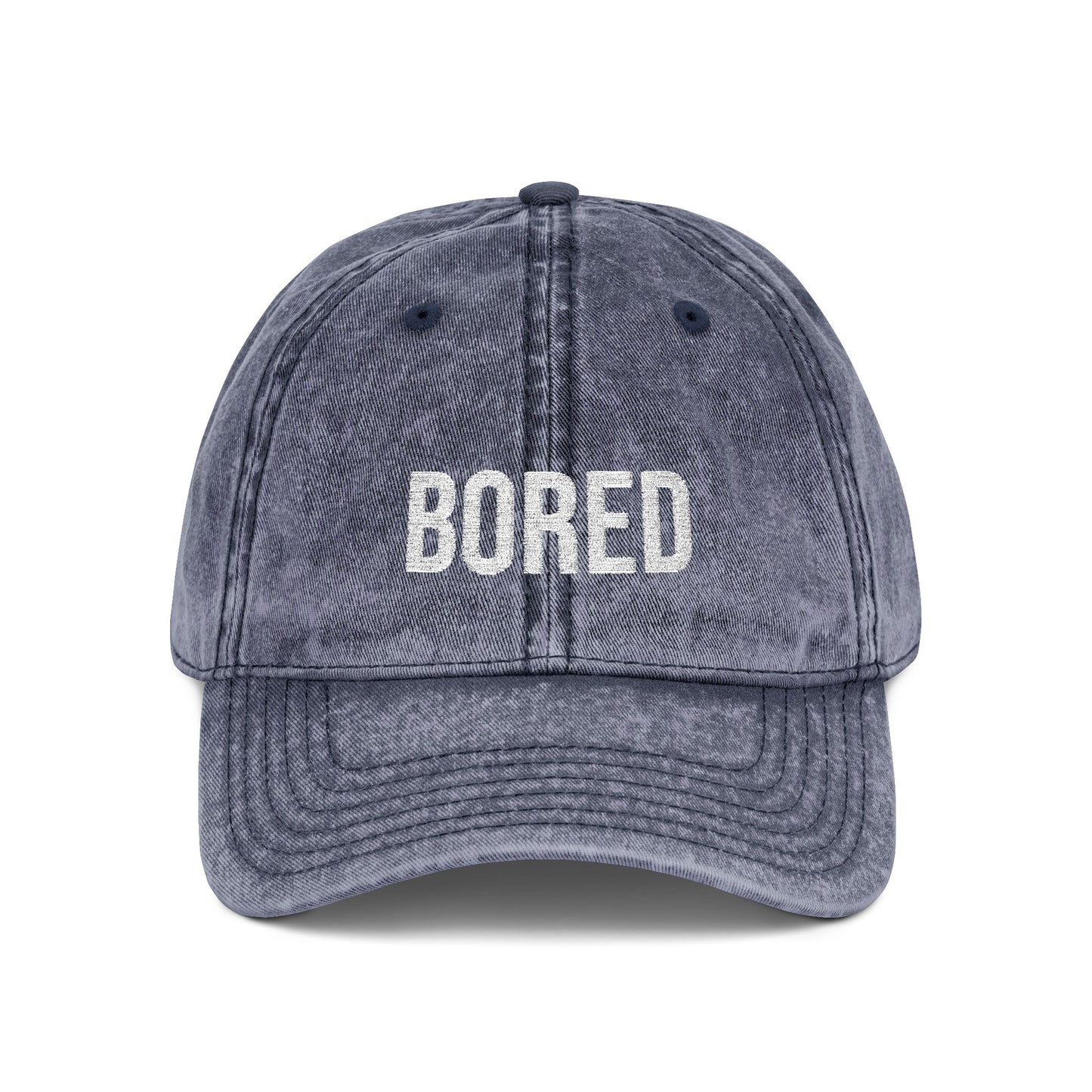 'BORED' Embroidered Dad Cap