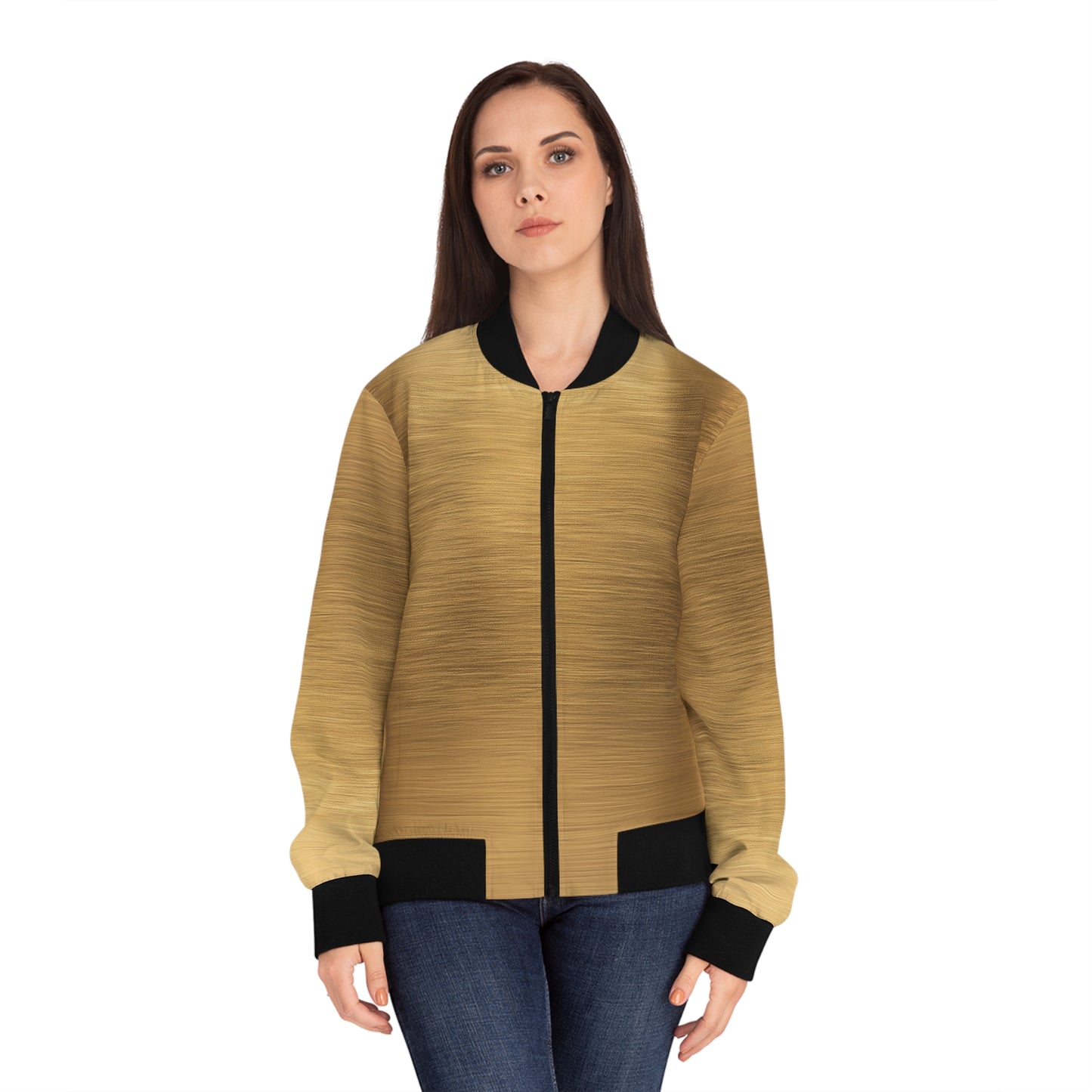 Gold Bomber Jacket