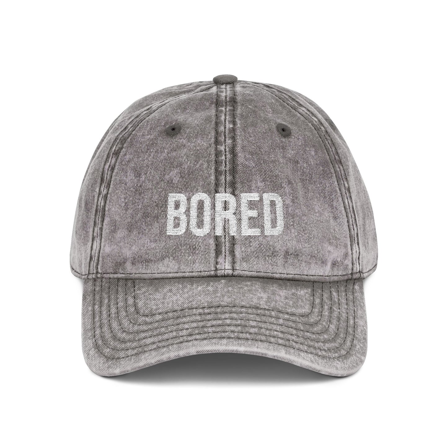 'BORED' Embroidered Dad Cap