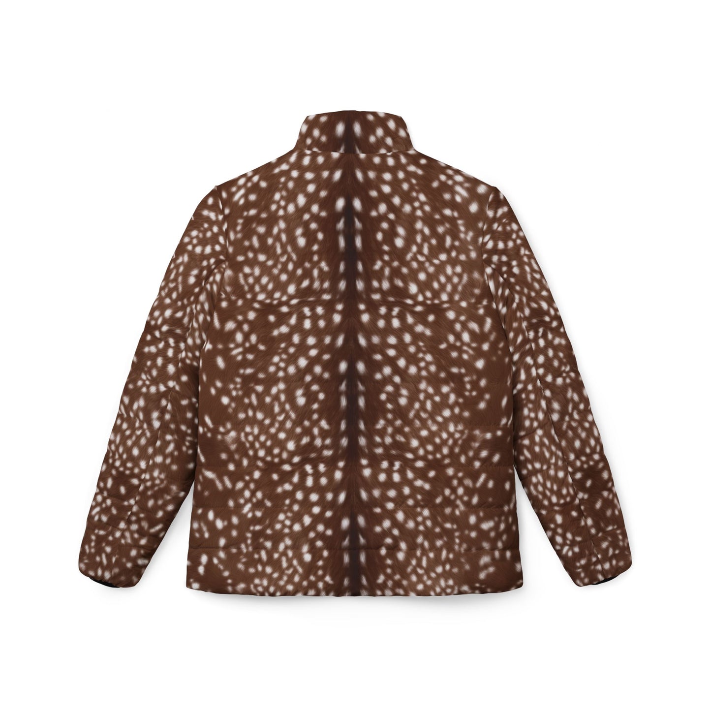 Deer Print Puffer Jacket