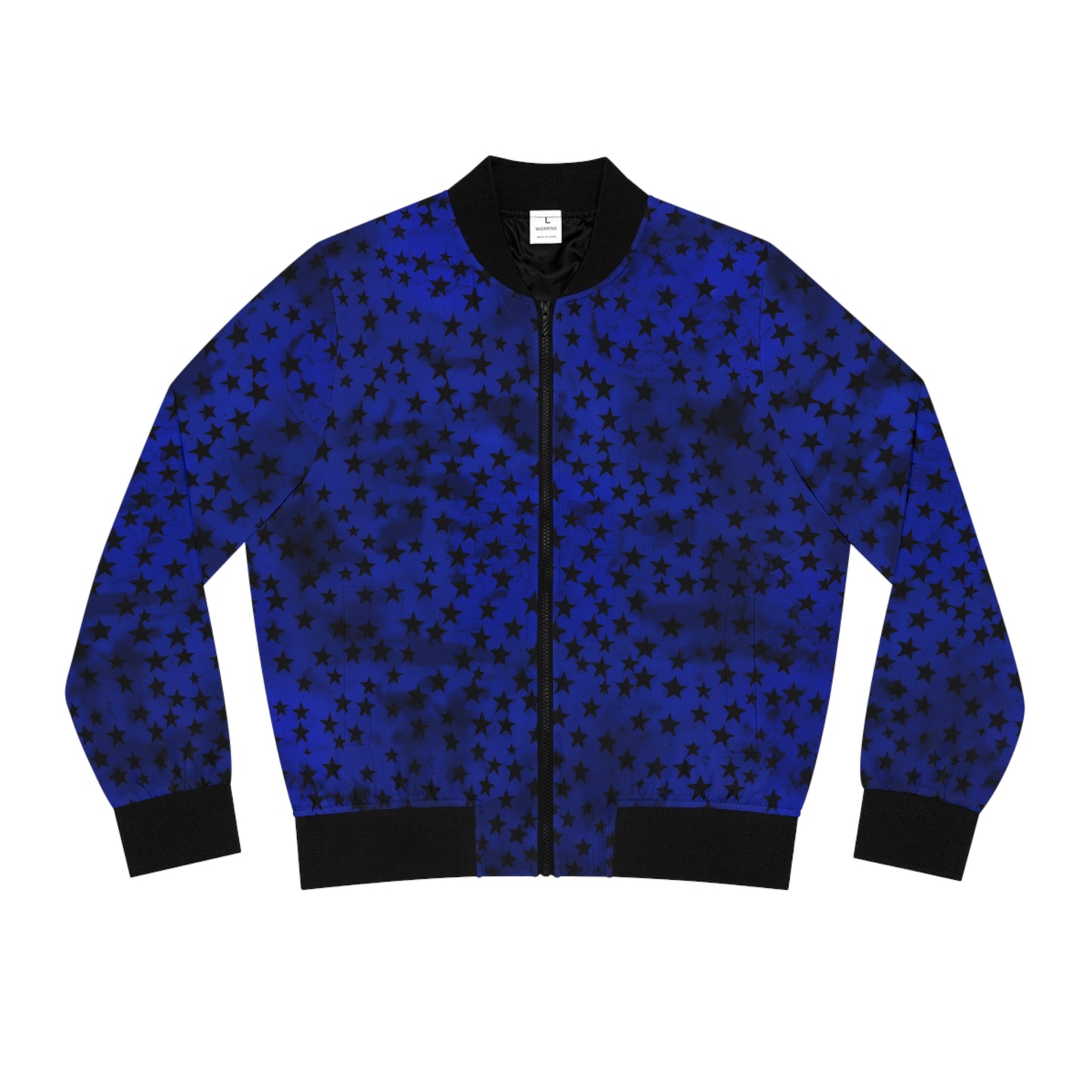 Stars Print Bomber Jacket
