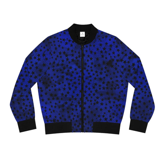 Stars Print Bomber Jacket