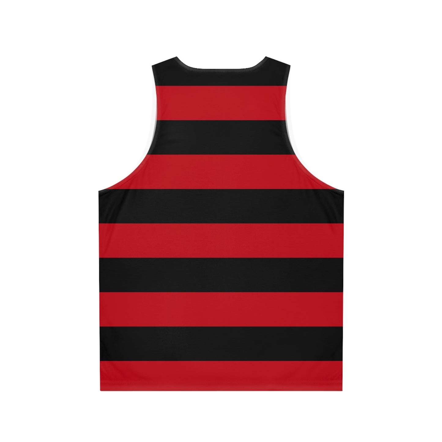 Red & Black Striped Tank Top