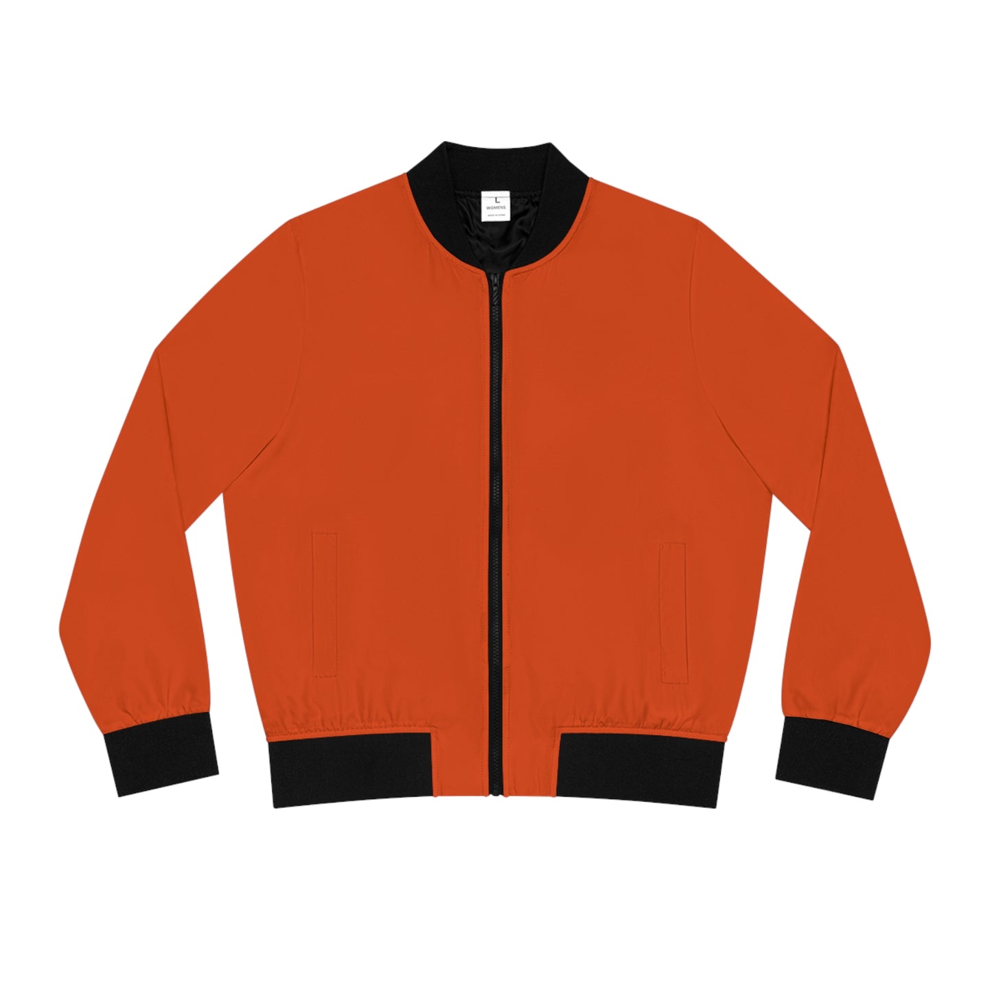 Burnt Orange Bomber Jacket