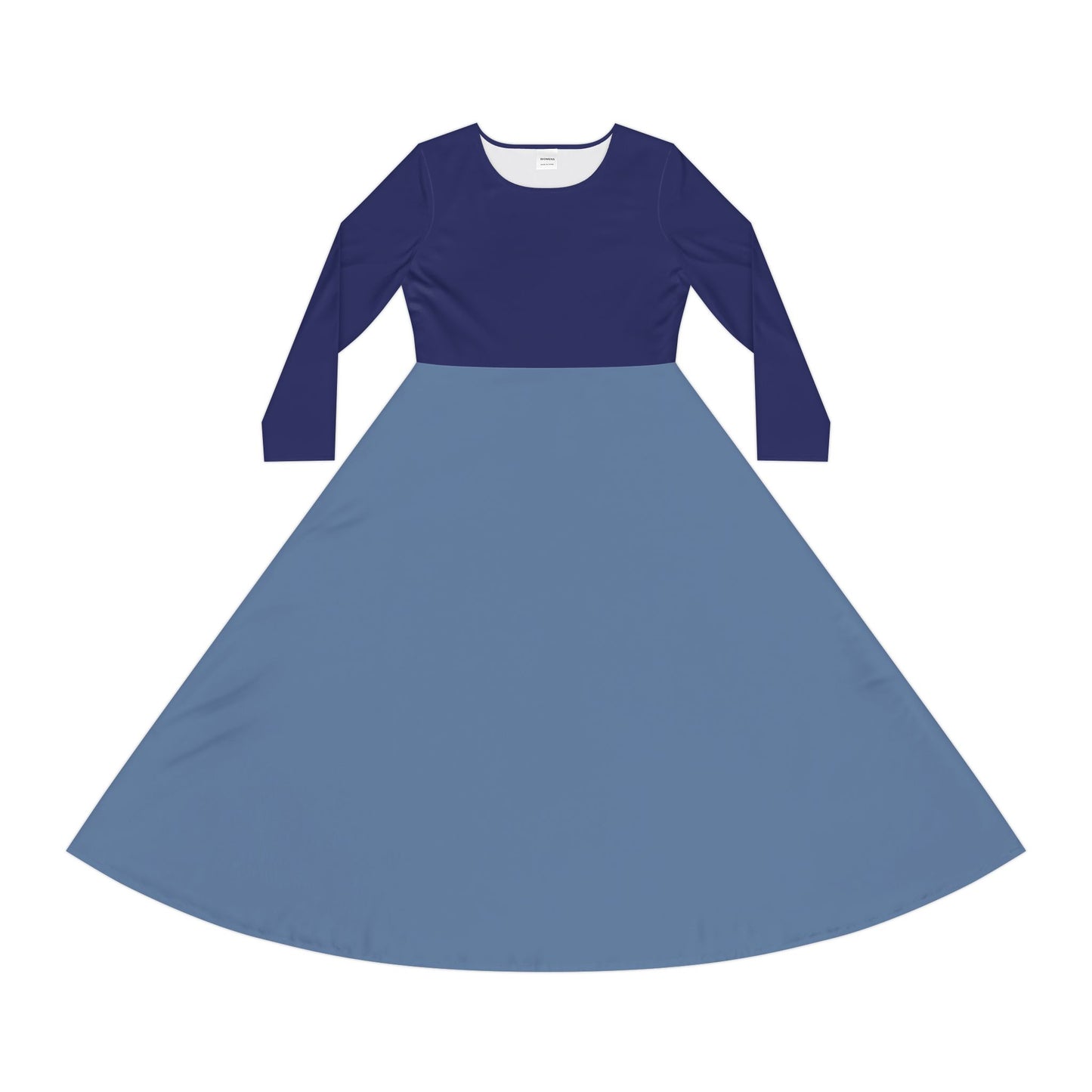 Monochrome Blue Dress