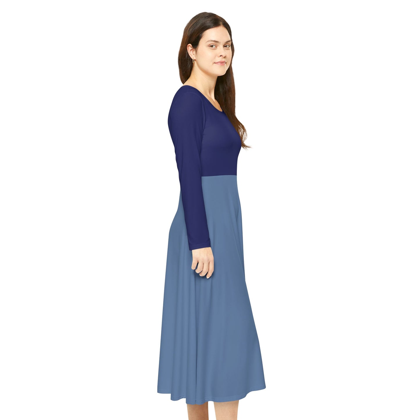 Monochrome Blue Dress