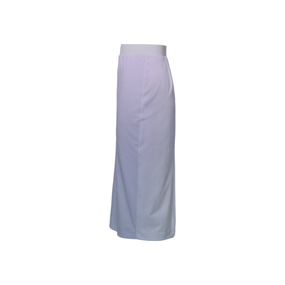 Misty Gradient Print Back Split Pencil Skirt