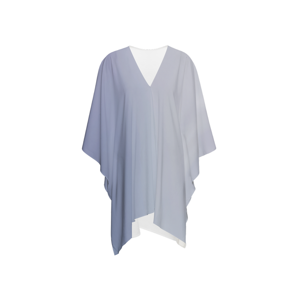 Misty Gradient Print Silky Wrap