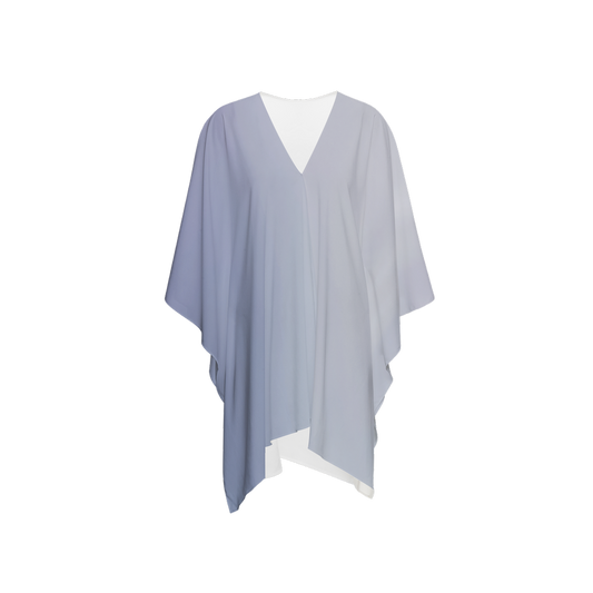 Misty Gradient Print Silky Wrap