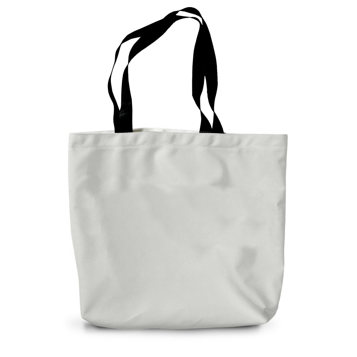 Damask Print Canvas Tote Bag