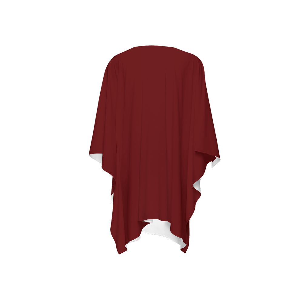 Dark Red Silky Wrap