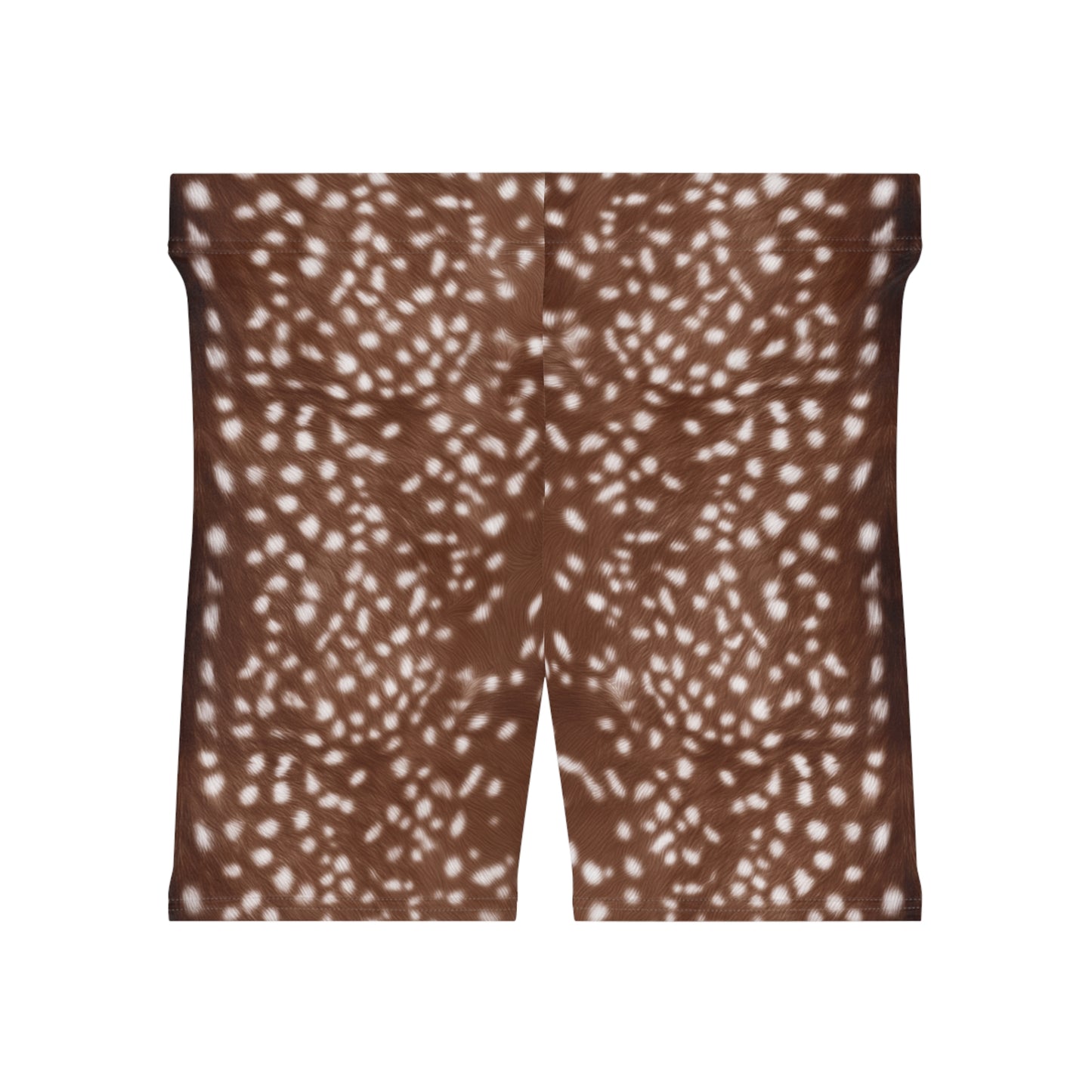 Deer Print Biker Shorts