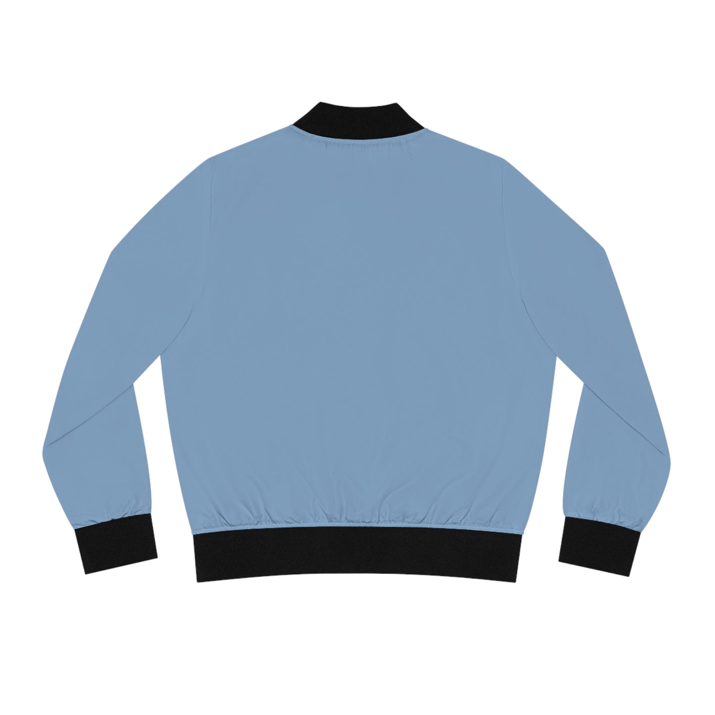 Dusty Pastel Blue Bomber Jacket