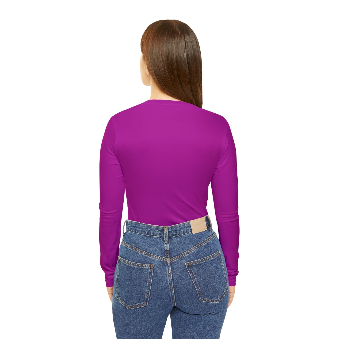 Hot Magenta V-Neck Top