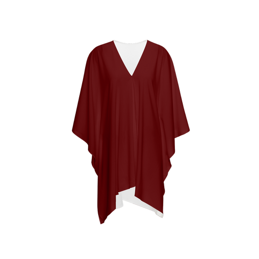 Dark Red Silky Wrap
