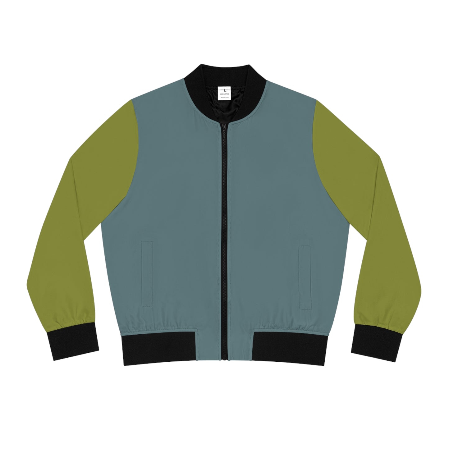 Sage & Lime Green Women's Bomber Jacket