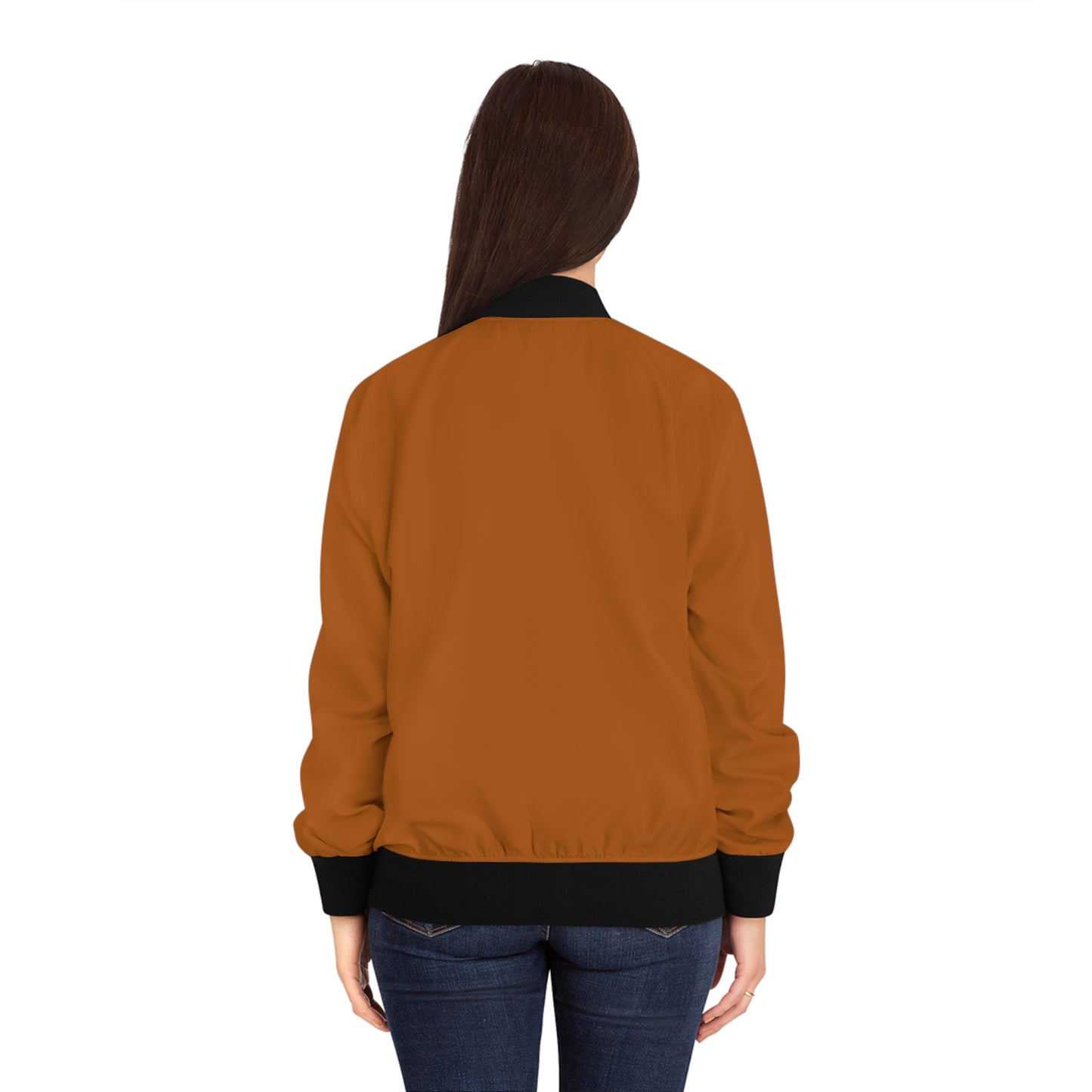 Camel Brown Bomber Jacket