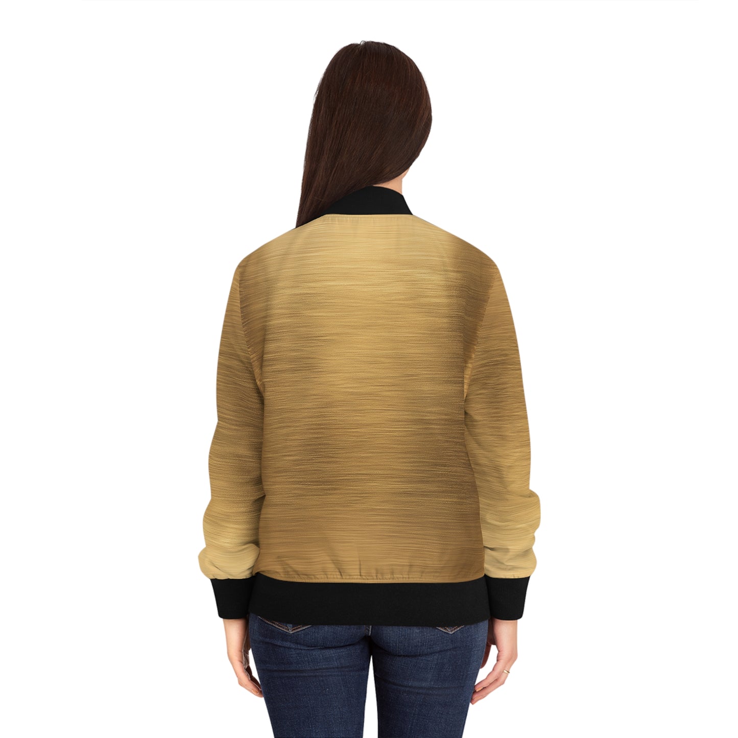 Gold Bomber Jacket