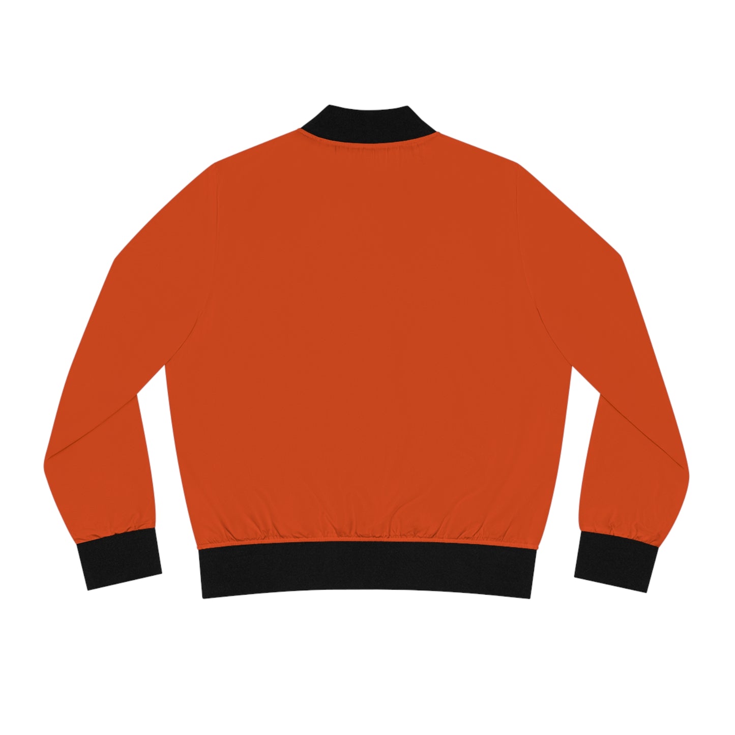 Burnt Orange Bomber Jacket