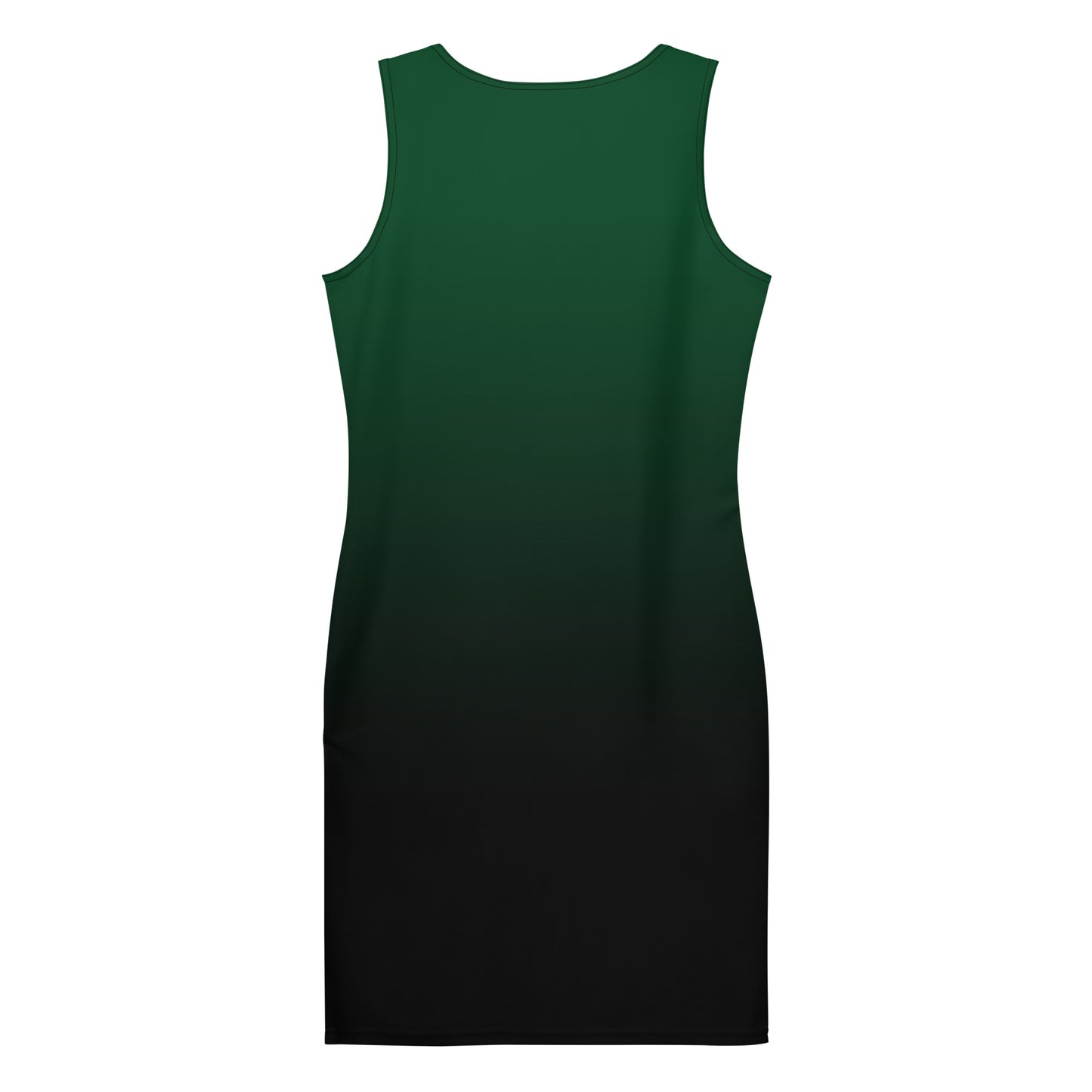 Poison Green Gradient Bodycon dress