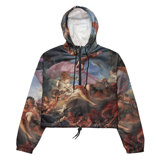 Angels Cropped Windbreaker