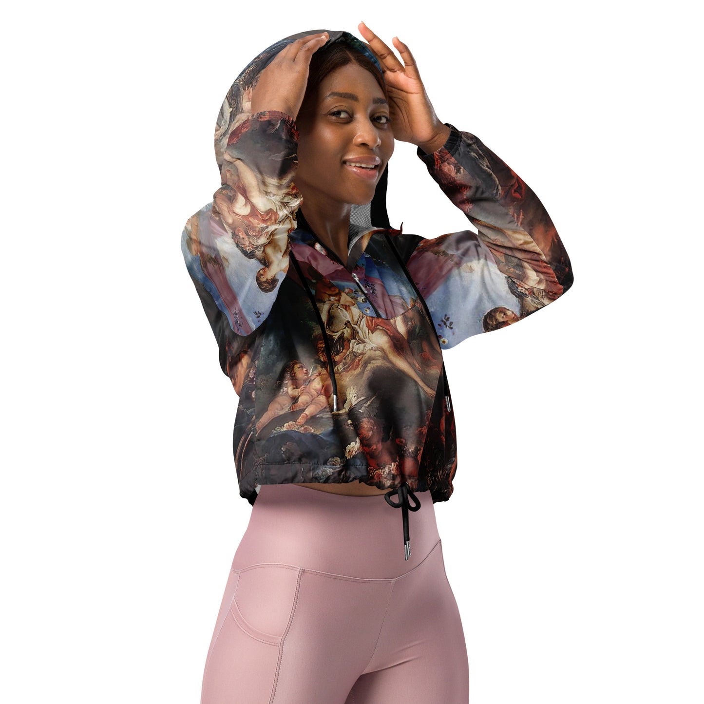 Angels Cropped Windbreaker