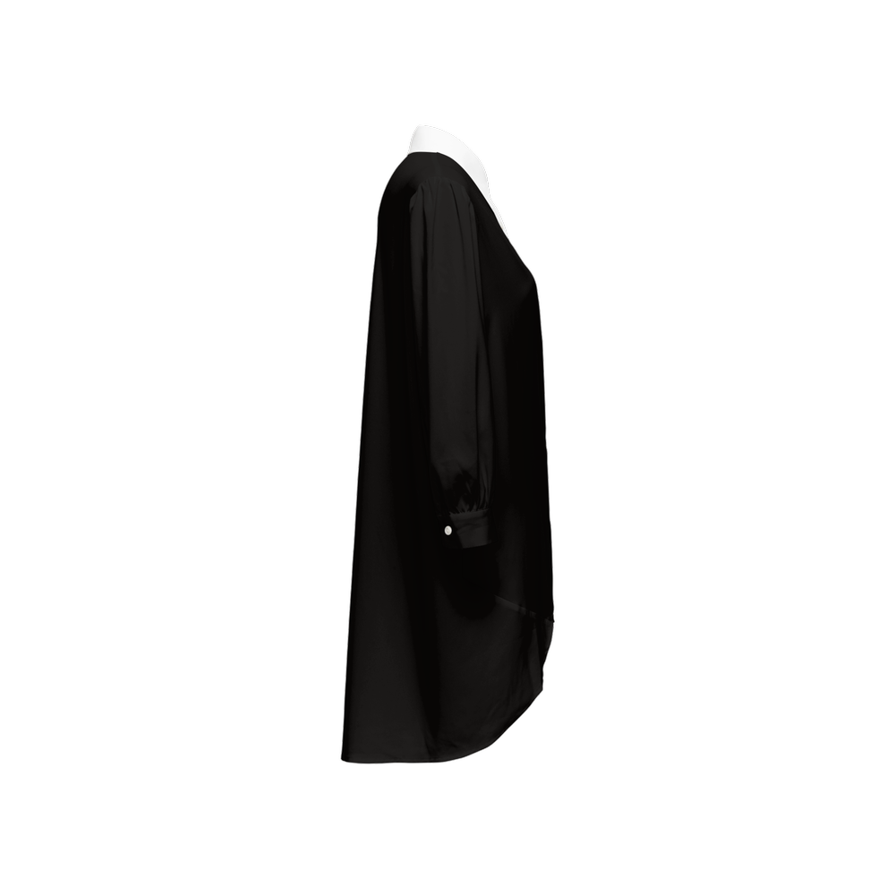 High-Low Long-Sleeve Hem Shirt