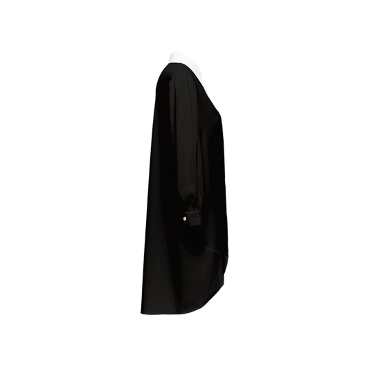 High-Low Long-Sleeve Hem Shirt